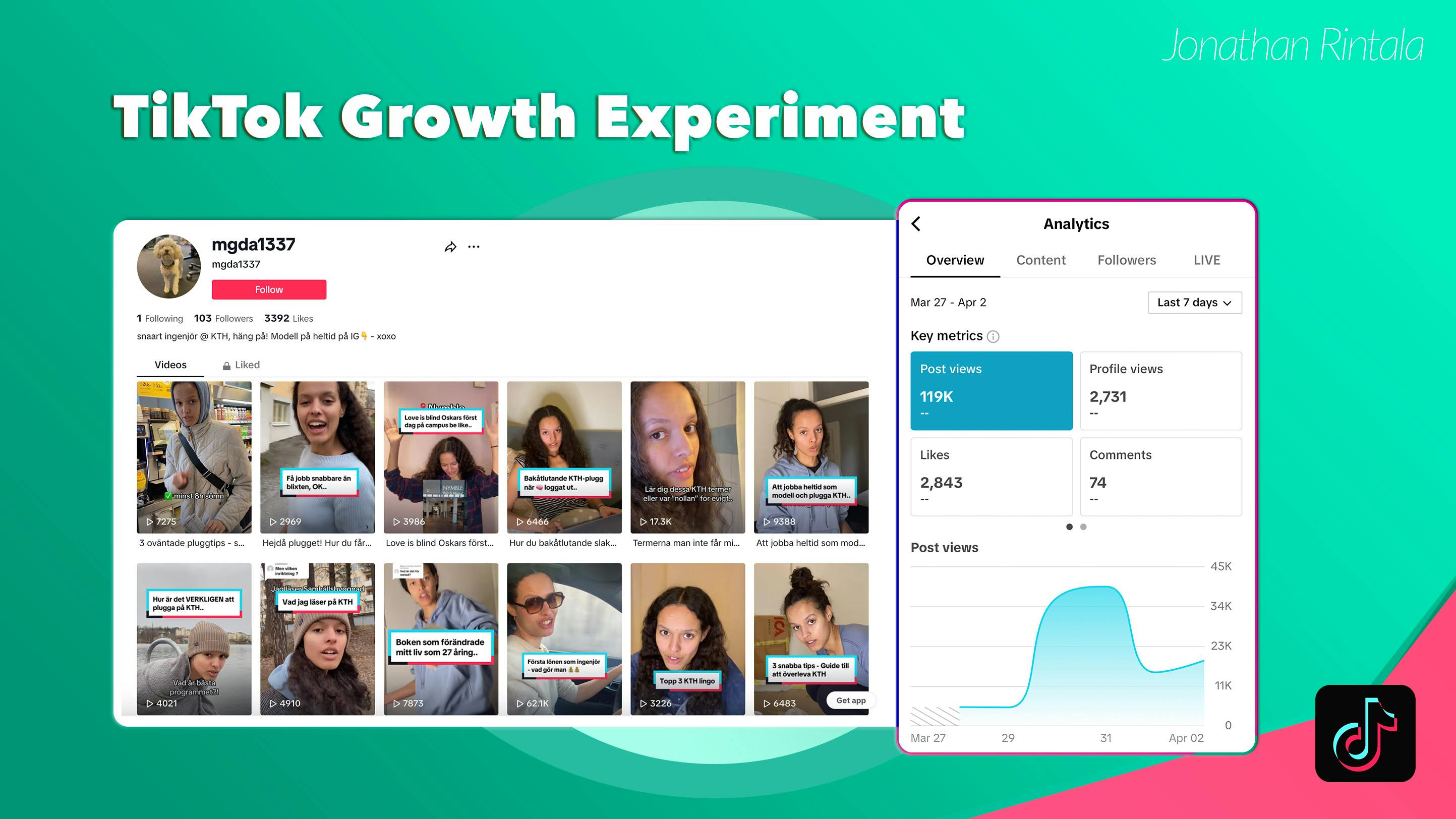 TikTok Growth Experiment - How to go viral in a few days